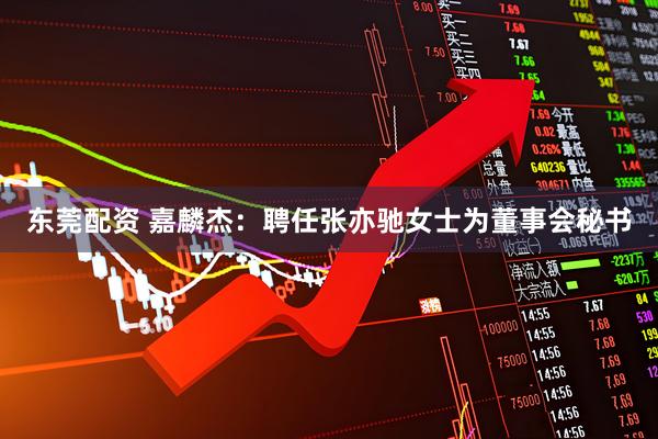 东莞配资 嘉麟杰：聘任张亦驰女士为董事会秘书