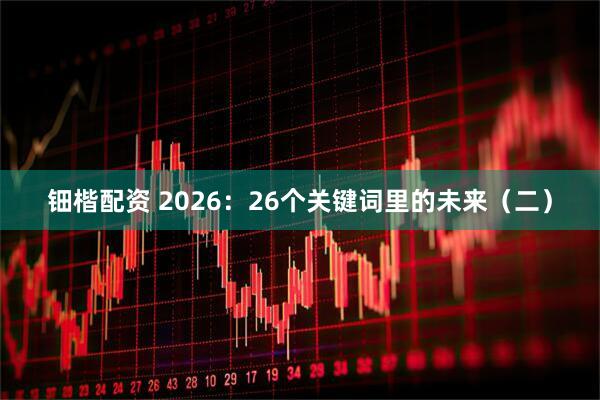 钿楷配资 2026：26个关键词里的未来（二）